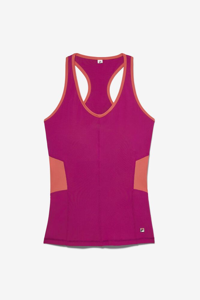 Fila Tank Top Womens Pink Baseline Racerback - Ireland 08516-BNKX